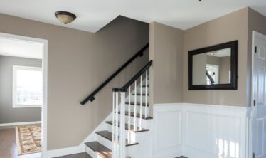 Escadas escorregadias em casa